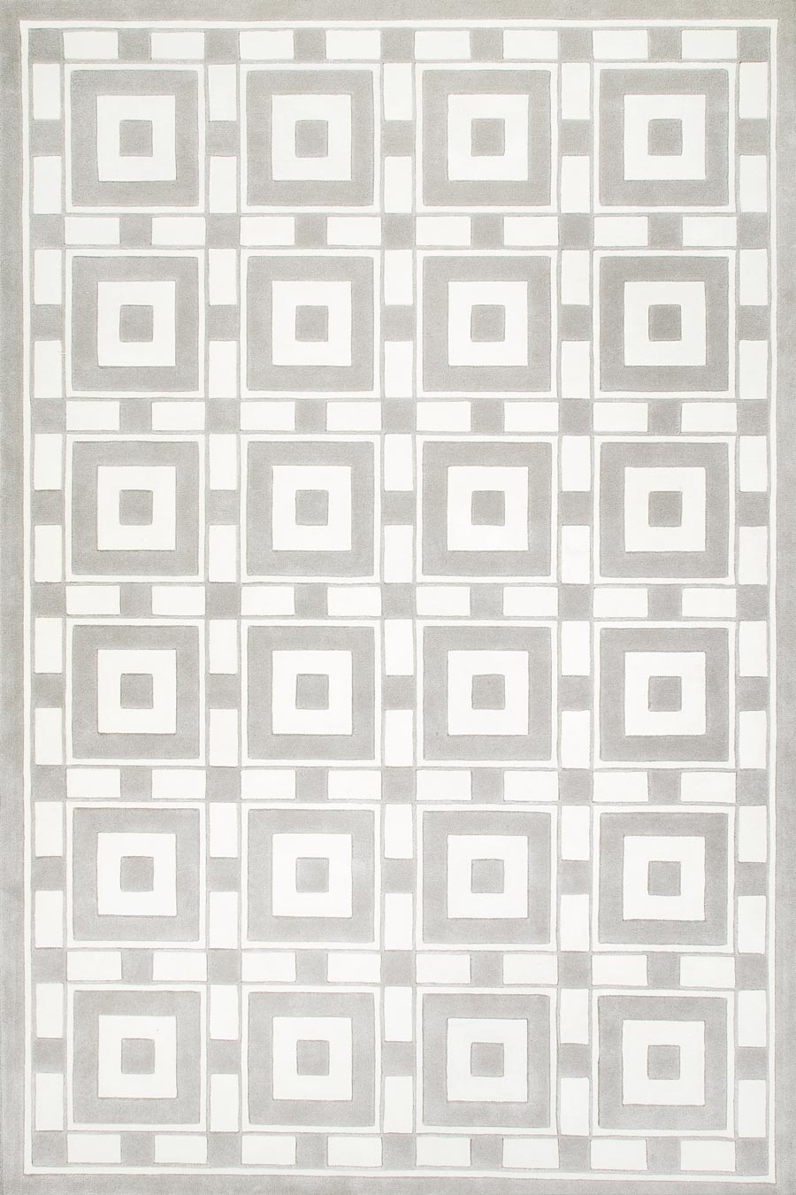 overhead of lake como rug by greg natale light grey geometric