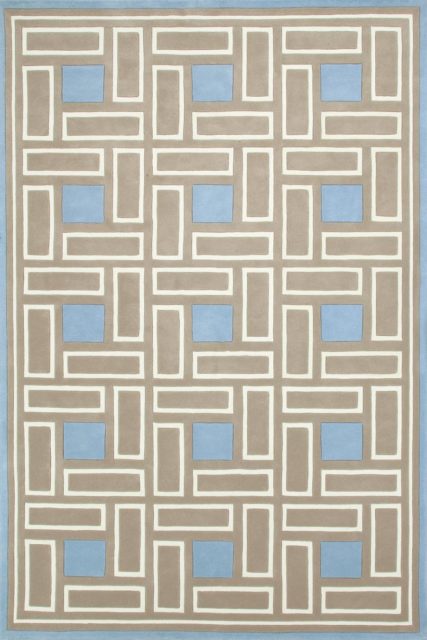 overhead of malibu rug by greg natale